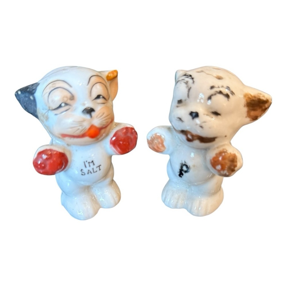 Vintage Dogs Salt & Pepper Shakers